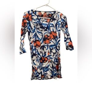 J.Crew floral tunic